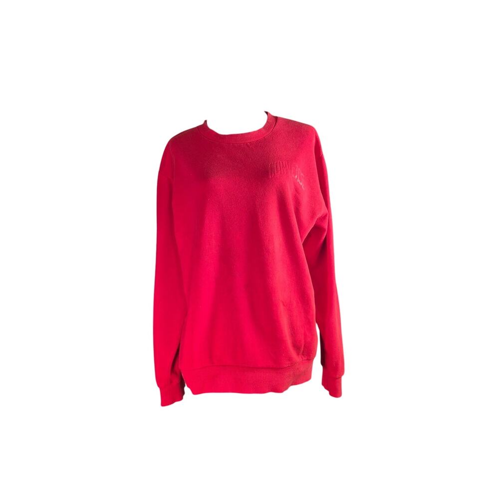 Red Converse Long Sleeve Sweatshirt Size S